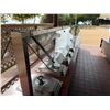 Image 3 : Qty 2 Mobile Buffet or Condiment Bar Sections w/ Clear Sneeze Guard & Some Pans (contents not includ