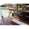 Image 2 : Mobile Buffet or Condiment Bar Section w/ Clear Sneeze Guard & Some Pans 108" x 30"