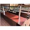 Image 12 : Qty 2 Mobile Buffet or Condiment Bar Sections w/ Clear Sneeze Guard & Some Pans