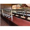 Image 14 : Qty 2 Mobile Buffet or Condiment Bar Sections w/ Clear Sneeze Guard & Some Pans