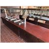 Image 15 : Qty 2 Mobile Buffet or Condiment Bar Sections w/ Clear Sneeze Guard & Some Pans