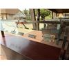 Image 8 : Qty 2 Mobile Buffet or Condiment Bar Sections w/ Clear Sneeze Guard & Some Pans