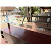 Image 9 : Qty 2 Mobile Buffet or Condiment Bar Sections w/ Clear Sneeze Guard & Some Pans