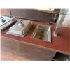 Image 3 : Qty 2 Mobile Buffet or Condiment Bar Sections w/ Sneeze Guard & Some Pans (contents not included)