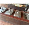 Image 4 : Qty 2 Mobile Buffet or Condiment Bar Sections w/ Sneeze Guard & Some Pans (contents not included)