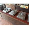 Image 5 : Qty 2 Mobile Buffet or Condiment Bar Sections w/ Sneeze Guard & Some Pans (contents not included)