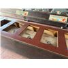 Image 4 : Qty 2 Mobile Buffet or Condiment Bar Sections w/ Clear Sneeze Guard (contents not included)