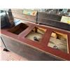 Image 5 : Qty 2 Mobile Buffet or Condiment Bar Sections w/ Clear Sneeze Guard (contents not included)