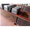 Image 7 : Qty 2 Mobile Buffet or Condiment Bar Sections w/ Clear Sneeze Guard (contents not included)