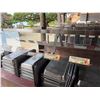 Image 9 : Qty 2 Mobile Buffet or Condiment Bar Sections w/ Clear Sneeze Guard (contents not included)