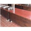 Image 15 : Qty 2 Mobile Buffet or Condiment Bar Sections w/ Clear Sneeze Guard & Some Pans (contents not includ