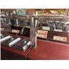 Image 16 : Qty 2 Mobile Buffet or Condiment Bar Sections w/ Clear Sneeze Guard & Some Pans (contents not includ
