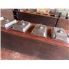 Image 19 : Qty 2 Mobile Buffet or Condiment Bar Sections w/ Clear Sneeze Guard & Some Pans (contents not includ