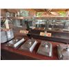 Image 20 : Qty 2 Mobile Buffet or Condiment Bar Sections w/ Clear Sneeze Guard & Some Pans (contents not includ