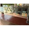 Image 8 : Qty 2 Mobile Buffet or Condiment Bar Sections w/ Clear Sneeze Guard & Some Pans (contents not includ
