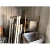 Image 9 : Multiple Sheet Trays, Bowls, Dollies, Trays, Shelf Parts, Dish Racks, Glassware, etc