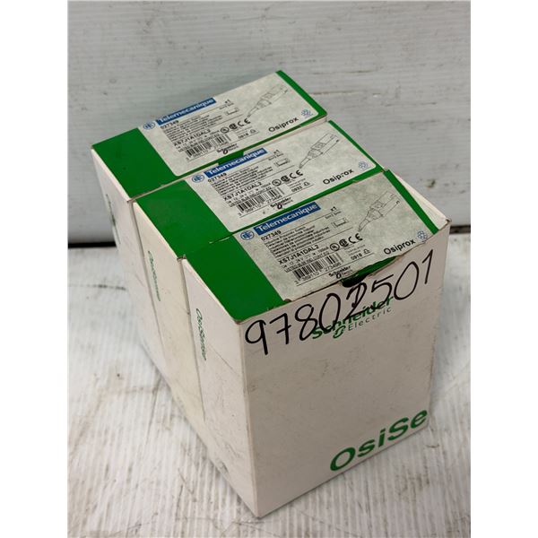 (3) Telemecanique #XS7J1A1DAL2 Proximity Sensors