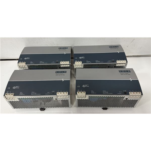 (4) Sola #SDN 20-24-200 Power Supplies