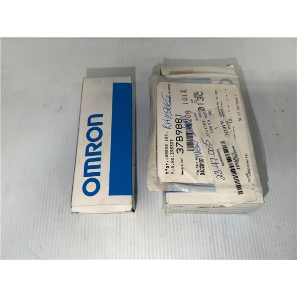 Lot of (2) Omron Items #D4CC-3024 & #D4CC-9137