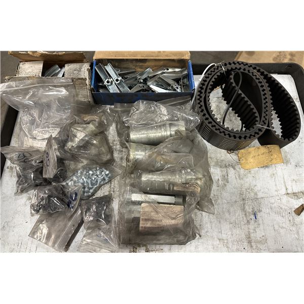 Lot of Misc. Fasteners, Couplings, Belt Items Plus More+++