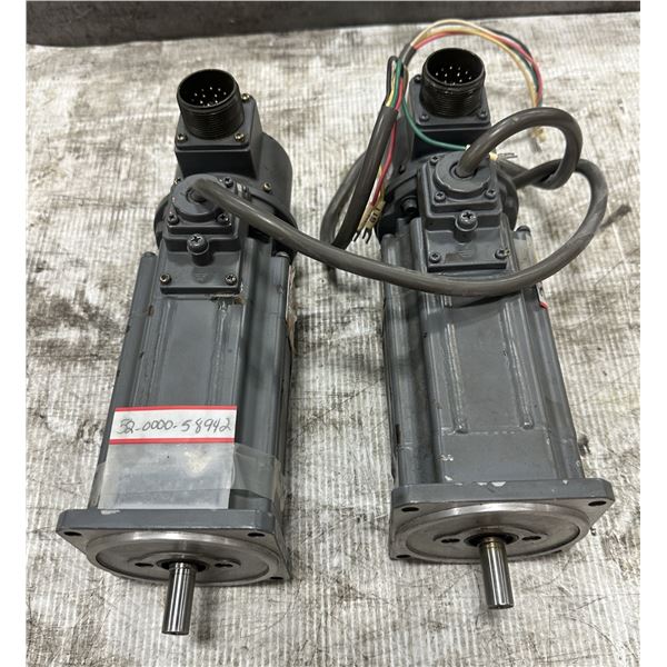 (2) Mitsubishi #HA-SA-22 AC Servo Motors