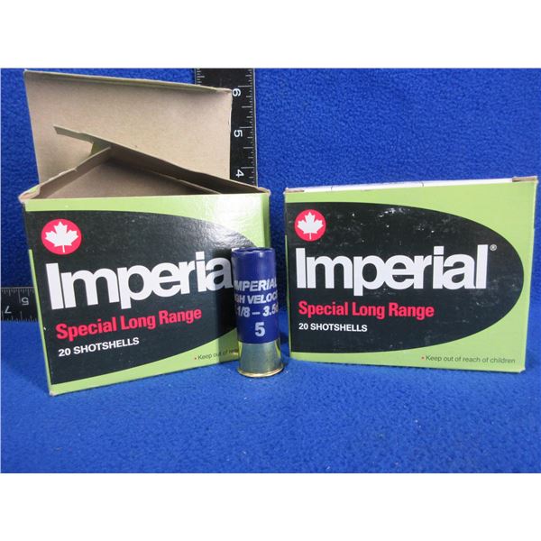 12 Ga. 2 3/4" 5 Shot Imperial Shotshells (Pick Up or Ship by UPS Only)