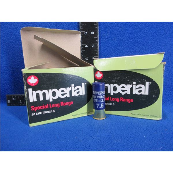 12 Ga. 2 3/4" 7.5 Shot Imperial Shotshells (Pick Up or Ship by UPS Only)