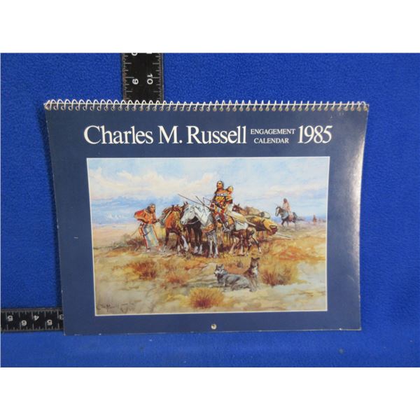 Charles M. Russell 1985 Engagement Calendar - Pictures suitable for framing