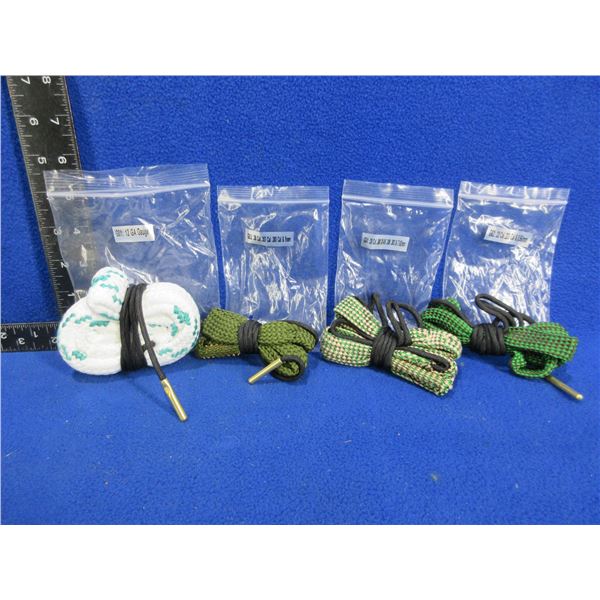 NEW - 4 Pull Thrus - 12 Ga., 22 Cal., 30 Cal., 38 Cal./9MM