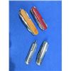Image 2 : 4 Swiss Style Folding Blade Pocket Knives