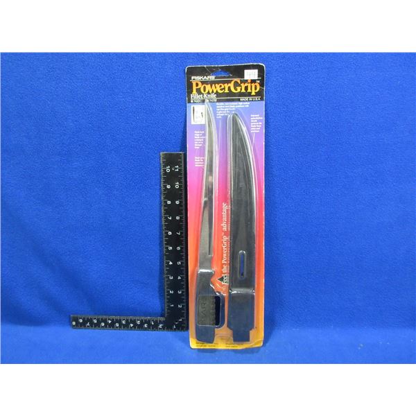 Fiskars Powergrip Fillet Knife # 74232 with Sheath - 10" Blade