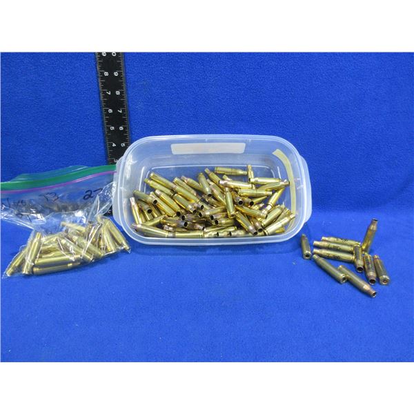 Brass Only - 7MM-08 Rem. Deprimed - 111 Total in 3 Tubs