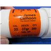 Image 2 : 22 Cal. 37gr DBL HP James Calhoon Bullets - Tub of 250