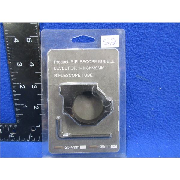 NEW - 30MM Riflescope Bubble Level with Compass - Model 5024