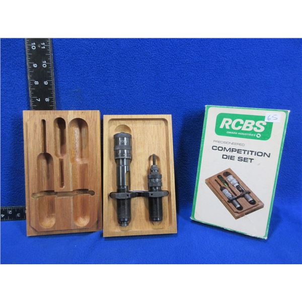 RCBS 22-250 Rem. FL Competition 2 Die Set in RCBS Wood Box