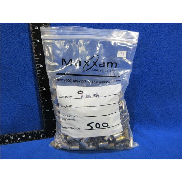 Brass Only - 9MM Luger Unprimed - Bag of Approx. 500