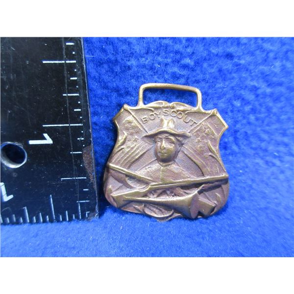 Boy Scouts of America Pocket Watch Fob - Circa 1910-1940 - Appears to be Bronze