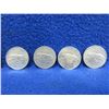 Image 1 : 4 - 1967 Canadian 25 Cent Coins - .800 Silver