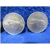 Image 3 : 4 - 1967 Canadian 25 Cent Coins - .800 Silver