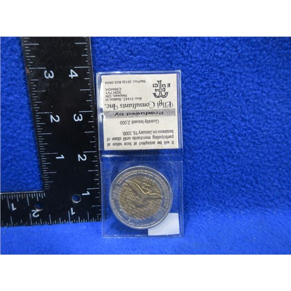 10 Dollar Kindersley Municipal Trade Token - 1 of 2000