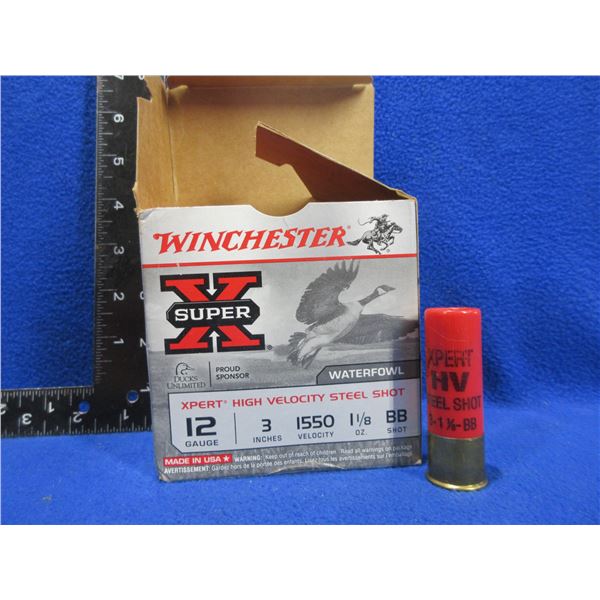 12 Ga. 3" BB Steel Shot Winchester (Pick Up or Ship by UPS Only)