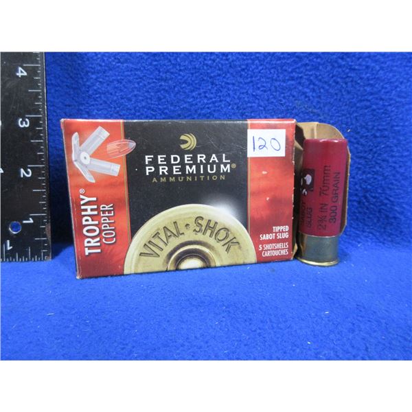 12 Ga. 2 3/4" 300gr Copper Sabot Slug (Pick Up or Ship by UPS Only)