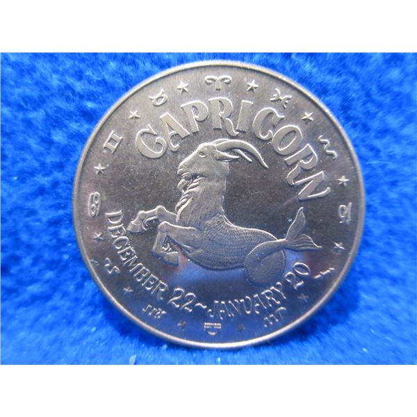 .999 Fine Copper One AVDP Ounce - Capricorn Coin