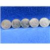 Image 5 : 12 Canadian Nickels - 4 Victory Nickels (1944, 45) & 8 Confederation Nickels