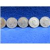 Image 6 : 12 Canadian Nickels - 4 Victory Nickels (1944, 45) & 8 Confederation Nickels