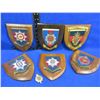 Image 1 : 6 Military Wall Plaques and a Canadian Guards Cap Badge