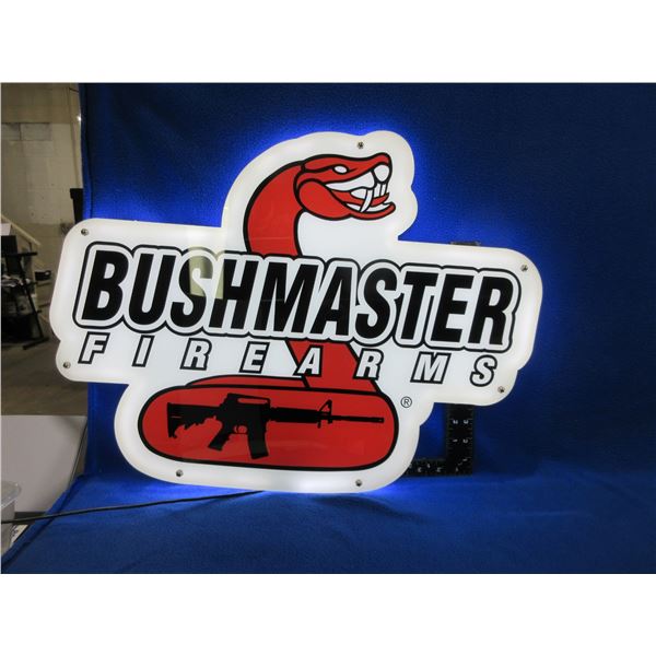 Bushmaster Firearms Logo Dealer Advertising Sign