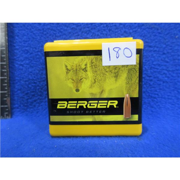 17 Cal. .172" 25gr FB Match Grade Berger Bullets - Sealed Box of 200