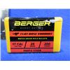 Image 2 : 17 Cal. .172" 25gr FB Match Grade Berger Bullets - Sealed Box of 200
