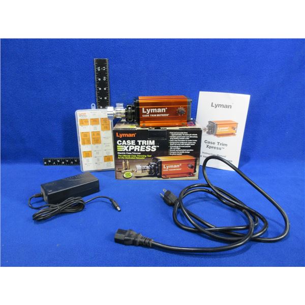 Lyman Case Trim Xpress Electric Case Trimmer with Lyman 10 Bushing Set